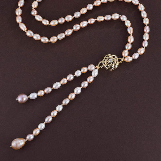 子佩集珍珠毛衣链【ZMYL-50】珍珠2412 商品图3