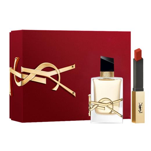 YSL圣罗兰限定礼盒 小金条口红1966/314/214+自由之水女士香水30ml 口红香水组合限定礼物 送香水礼品袋 商品图7