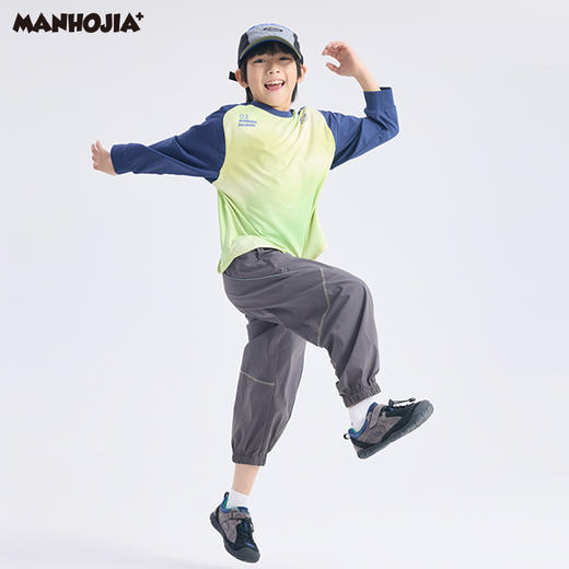 【熊朋友】漫画家25春Teflon三防户外运动3M反光嵌条梭织长裤 商品图4