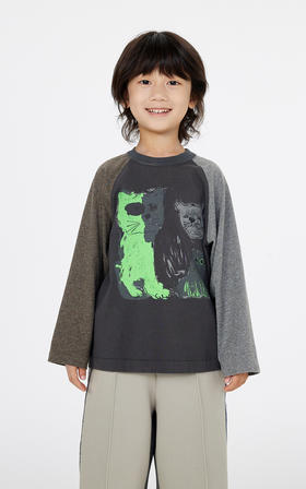 jnby  25年春款  长袖T恤  1P1112550