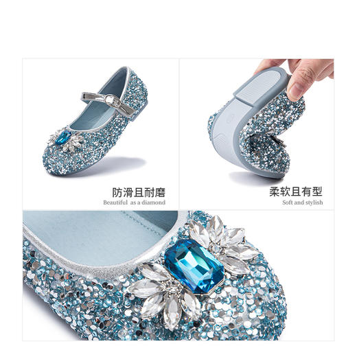 笛莎Deesha 女童童鞋2025春新款时尚洋气浅口低帮皮鞋 商品图3