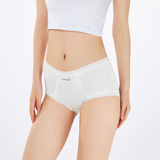 都市丽人纯棉系列蚕丝舒肤棉平角裤LKH5C2 商品图2