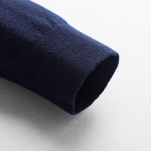 【100羊毛】罗蒙男士经典常青款羊毛衫男毛衣秋冬加厚保暖男士羊毛衫 商品图4