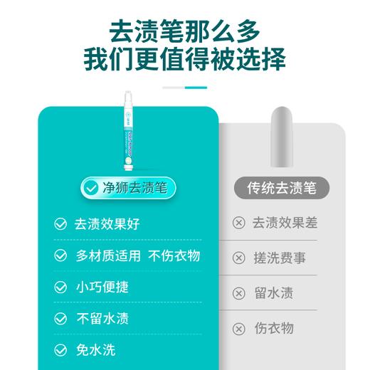 净狮去渍笔/羽绒服干洗剂/鞋用洗剂 小面积局部清理 省时省力 商品图12