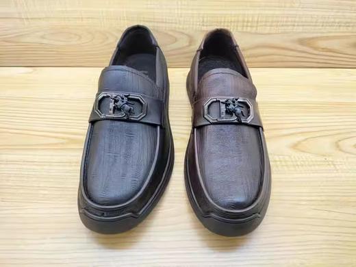 豪行13351170真皮软底舒适休闲皮鞋简约时尚单鞋 商品图2