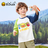 bduck小黄鸭童装春秋男童长袖T恤春款儿童纯棉插肩打底衫上衣110-160 BF1606035 商品缩略图3