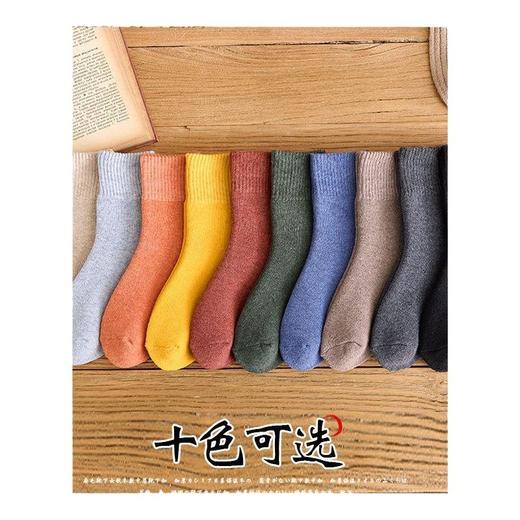 袜子男女秋冬季加厚加绒中筒棉防臭抗寒不冻脚棉袜特厚长袜 商品图4