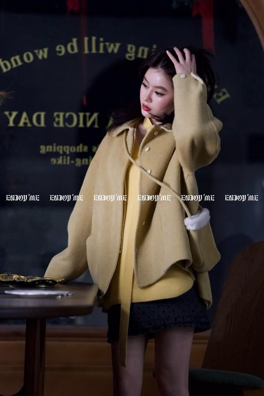 【门店同款】ENJOY冬季柔韧与共斗篷款包包大衣 160599614 商品图1