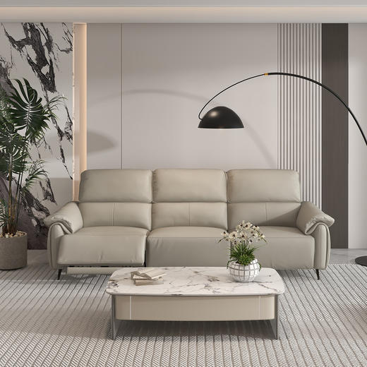 顾家家居整装 现代舒适 皮艺功能沙发 KZ.9056菲拉 商品图2