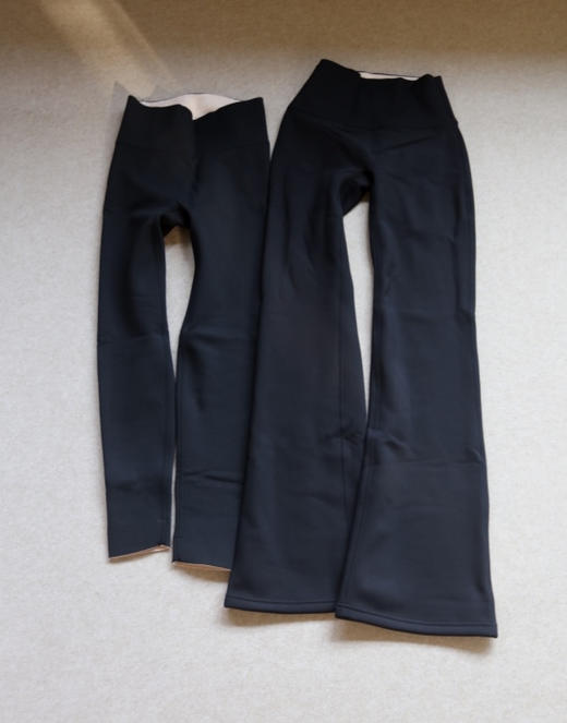 You Need 请拿好 哈！女段 HF 高腰无T线 微压 复合绒 束口&微喇 打底裤 商品图0