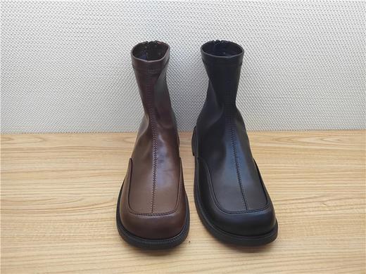 豪行秋冬新款23475823时尚休闲中跟女靴单靴短靴 商品图2