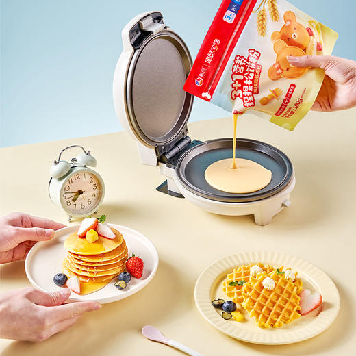 新良X妈咪宝烘营养捏捏松饼粉|8分钟快速搞定早餐/下午茶，香、松、软！ 商品图3
