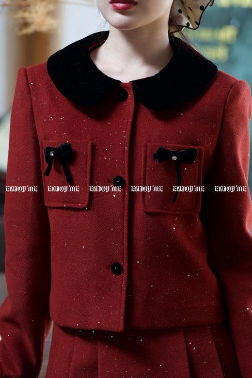 【门店同款】ENJOY冬季漂亮朋友细闪百褶裙套装 160894285 商品图3