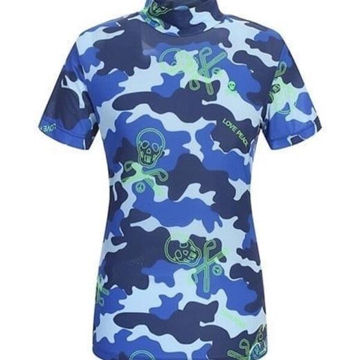 Mark&lona夏季骷髅头女款立领短袖高尔夫女装M221649 商品图3