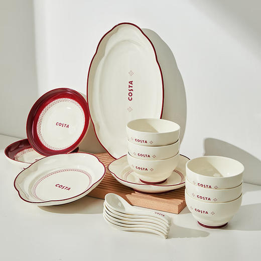 Costa陶瓷餐具-胭脂CO-CJ004【LXJYCJ2.0】 商品图4