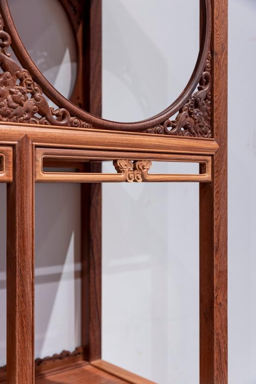 红桥红  家具严选  缅甸花梨（大果紫檀）  【200福庆有余博古架】 商品图3