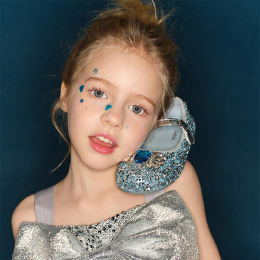 笛莎Deesha 女童童鞋2025春新款时尚洋气浅口低帮皮鞋 商品图1