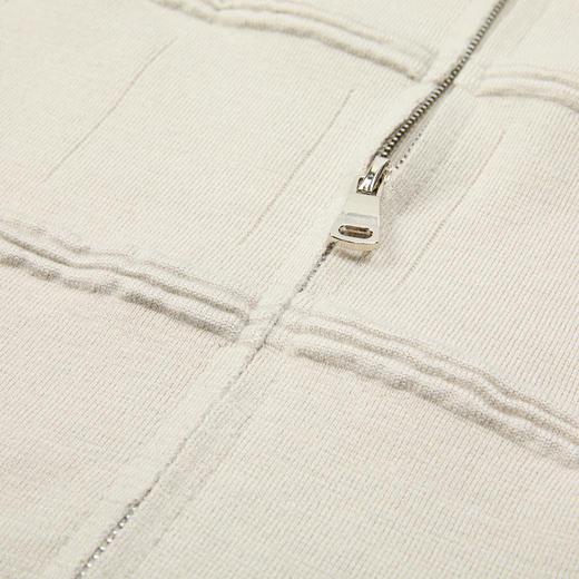 【卷边螺纹】罗蒙立领拉链针织外套男舒适针织开衫外套男士毛衣 商品图9