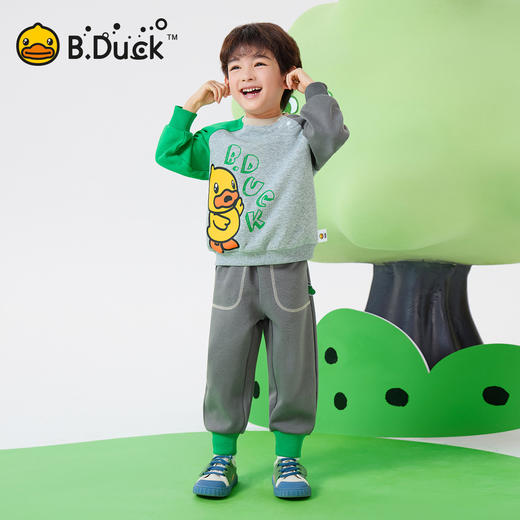 【套装】bduck小黄鸭童装春秋男童套装90-130 BF1681007 商品图0