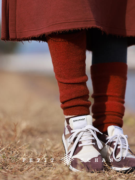 PETIT SCHAN小闪 ACC#032 impression 底色 羊绒小圈纱绢丝手工染色护膝袜套 商品图0