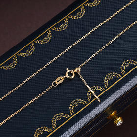 子佩集S925银O字链项链【30CHZXL】纯银镀金搭配链万能插针2412