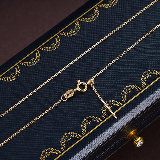 子佩集S925银O字链项链【30CHZXL】纯银镀金搭配链万能插针2412 商品图1