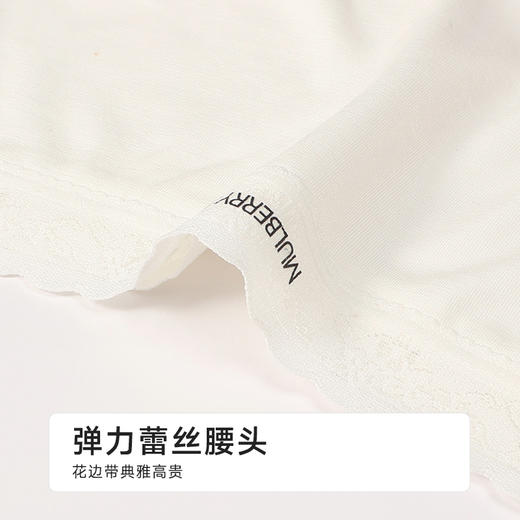 都市丽人纯棉系列蚕丝舒肤棉平角裤LKH5C1 商品图4