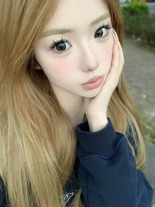 <月抛大直径>KIKICON-茉莉奶白灰 -14.5mm【月抛 0-1000度 含525/575】 商品图6