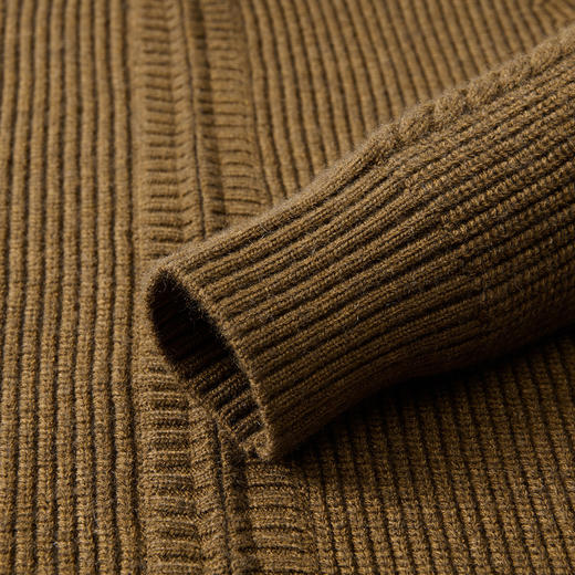 【北极绒纱线】罗蒙美式粗犷针织外套男秋冬毛衣男士外套针织衫男 商品图6