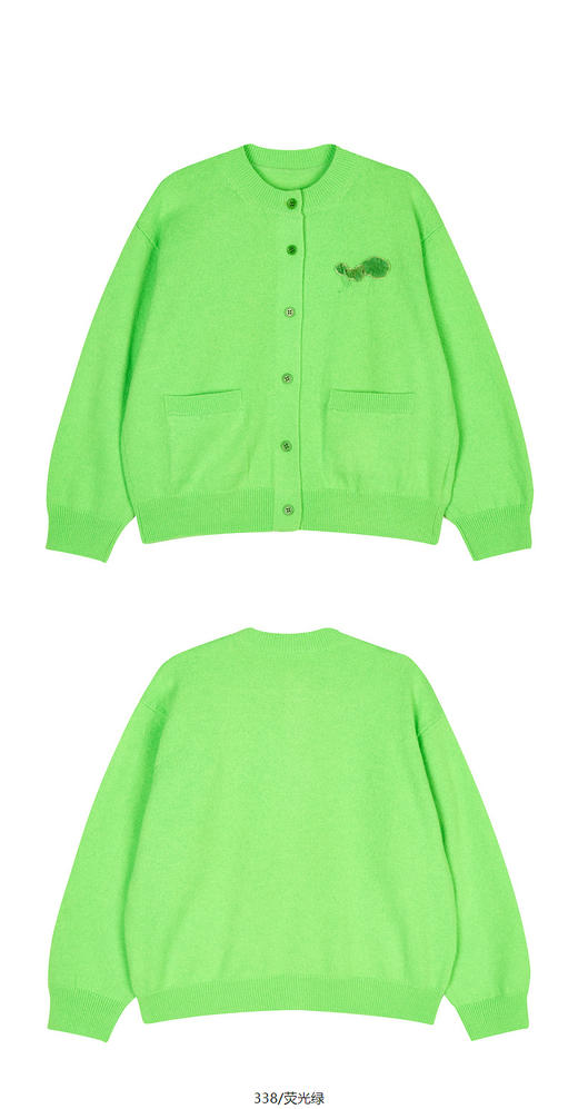 jnby   25年春款  短款开襟毛杉  1P1310920 商品图12