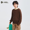 水孩儿童装2024秋冬女童线衣男童毛衣中大童打底圆领时尚百搭宽松 商品缩略图2