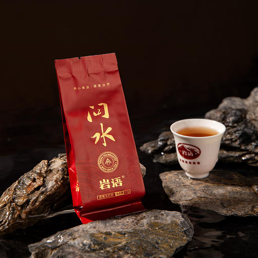 【问水】岩语 问水大红袍礼盒装 特级武夷岩茶茶叶中足火乌龙茶204g 商品图6