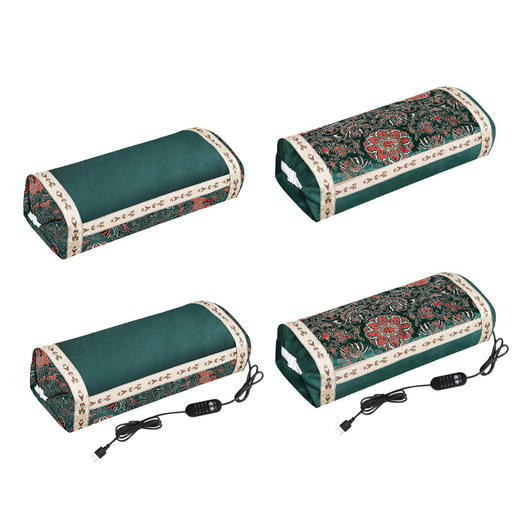 【精选】少艾堂 电加热艾草热敷枕护颈宫廷枕  人体工学设计 可控温颈椎枕野生艾草枕头 一枕多用 清香安神 商品图3