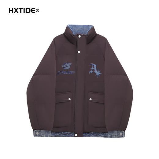 【新品上新】HX 冬季短款立领羽绒服C100440045101/02/03 商品图2