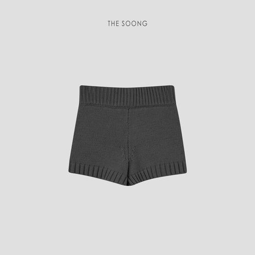 THESOONGMINI短裤‘25s早春时髦系羊毛质感针织松紧腰短裤WKZ6391 商品图2