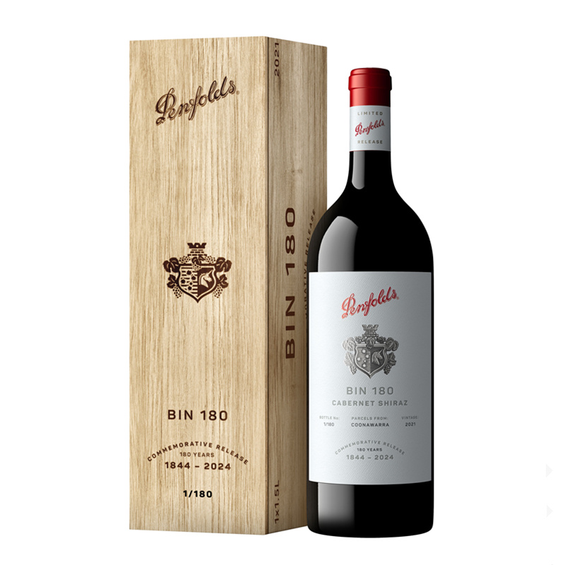 奔富（Penfolds）奔富酒庄180周年限量版库纳瓦拉赤霞珠