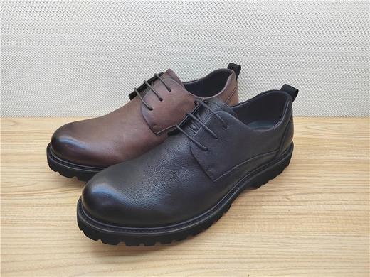 豪行秋冬新款13343109真皮牛皮商务休闲男鞋单鞋皮鞋 商品图1
