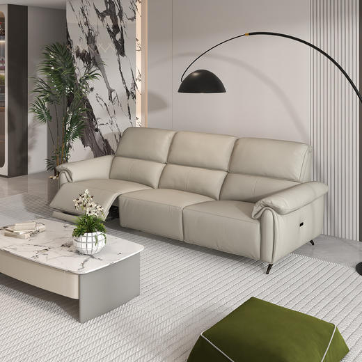 顾家家居整装 现代舒适 皮艺功能沙发 KZ.9056菲拉 商品图1