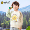 bduck小黄鸭童装春秋男童卫衣儿童插肩袖男宝宝衣服上衣90-130 BF1608061 商品缩略图0