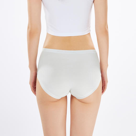 都市丽人纯棉100支棉舒肤棉双百系列平角裤LKH5B5 商品图4