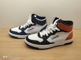 豪行秋冬新款12342657真皮时尚休闲男鞋运动高帮单鞋