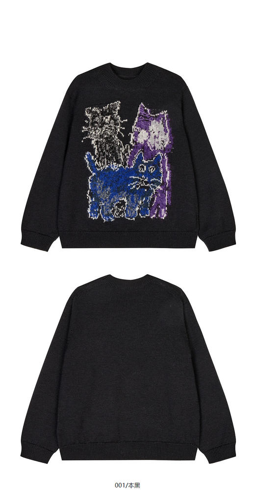 jnby   25年春款  长袖套头毛衫  1P1312120 商品图12