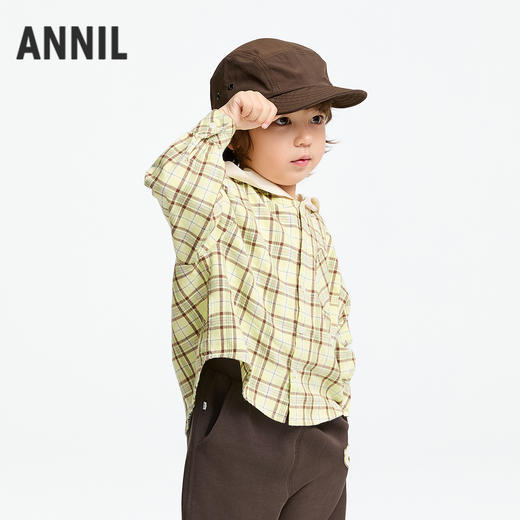 男童带帽长袖上衣春季新款安奈儿童装实体店同款XB511537 商品图2