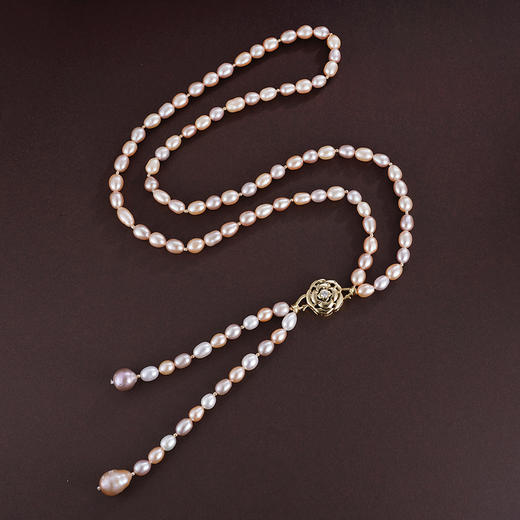 子佩集珍珠毛衣链【ZMYL-50】珍珠2412 商品图2