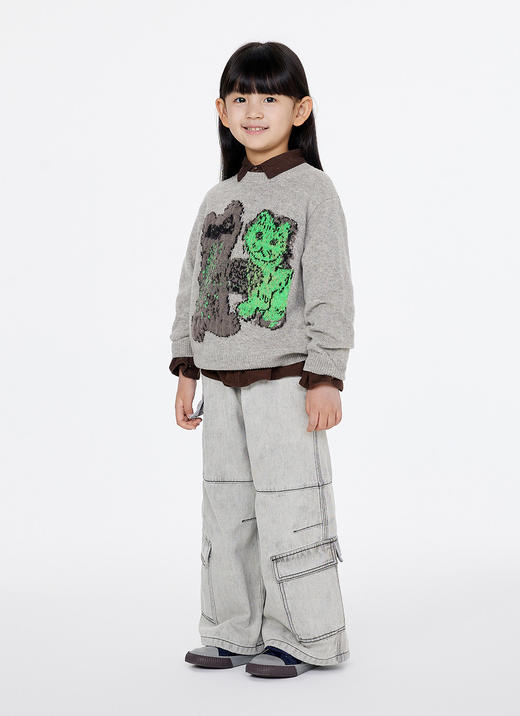 jnby   25年春款  长袖套头毛衫  1P1312120 商品图8