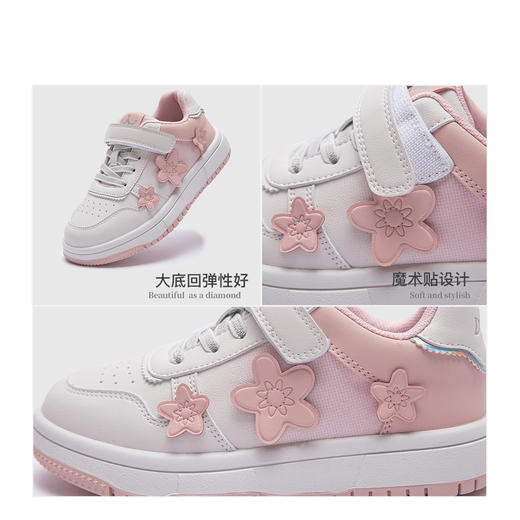 笛莎Deesha 女童童鞋2025春新款时尚洋气耐磨低帮板鞋 商品图3