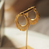 异域风情流苏耳圈黄铜镀金超级百搭女人味 商品缩略图3
