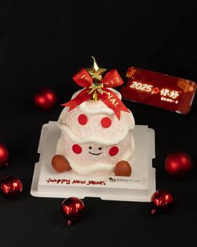 加高款新年粉色Jellycat蛋糕