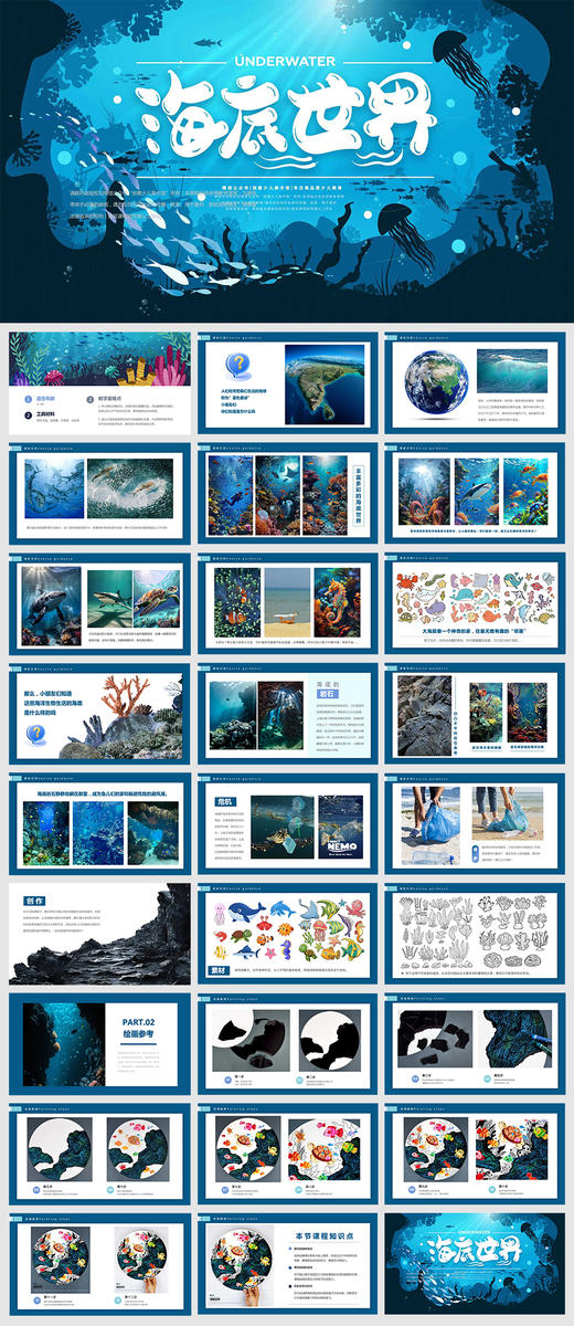 《海洋的秘密：丰富多彩的海底世界》鱼/珊瑚：下单后，点击手机短信中收到的链接，即可获取文件下载的链接；如有任何问题，可添加客服微信hm33268获得帮助。 商品图2