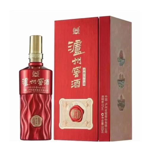 泸州老窖股份泸州窖酒祥之礼红瓶装 52度浓香型白酒 整箱500ml*6瓶包邮 商品图1